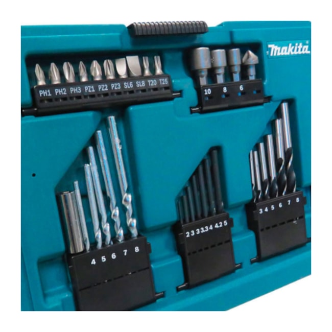 Jogo de Brocas Bits e Acessórios com 33 Peças B-49389 MAKITA-3be26d2e-1949-4674-b568-2905df511ffc