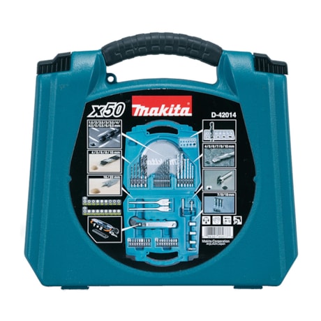 Jogo de Brocas Bits e Acessórios com 50 Peças D-42014-6 MAKITA-582ce4c0-2cff-49a3-a077-4e8eca4209ee