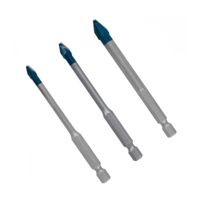 Jogo de Brocas Diamantadas 5 a 8mm para Cerâmica Carbide 3 Peças 2608900595 HEX-9 EXPERT BOSCH-bd4e68a1-5a8c-4405-be6e-ec056f255bd7