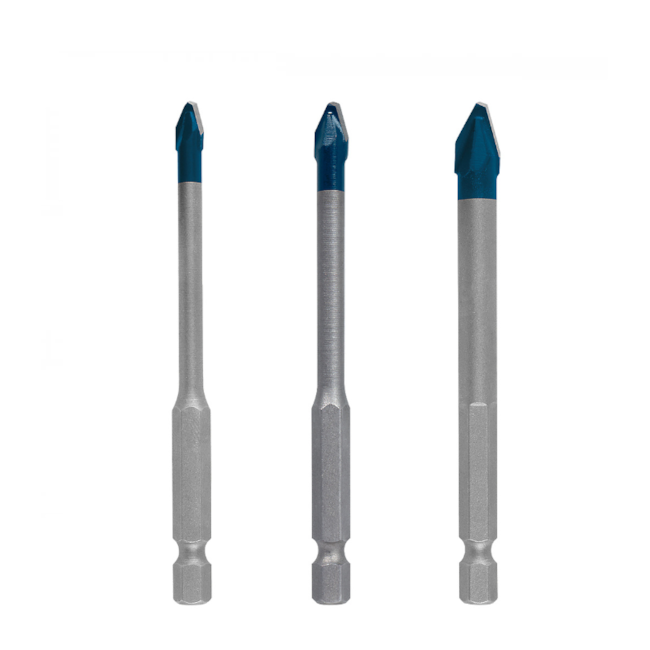 Jogo de Brocas Diamantadas 5 a 8mm para Cerâmica Carbide 3 Peças 2608900595 HEX-9 EXPERT BOSCH-d3ea0e7c-bfe4-4454-a65f-de52c0f1c5b6