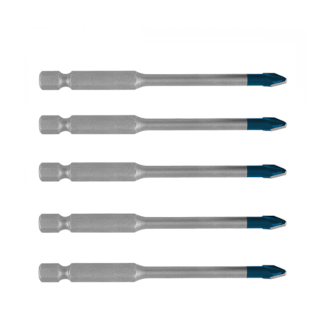 Jogo de Brocas Diamantadas 5mm para Cerâmica Carbide 5 Peças 2608900598 HEX-9 EXPERT BOSCH-ef035a0a-5538-4215-bb16-ba8a01f4ec99