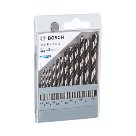 Jogo de Brocas HP HSS 1.5 a 6.5mm Afiação em Cruz 13 Peças 2608577349 BOSCH-ca253a42-b6cb-4750-b606-72e4fdf0bdb0