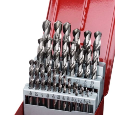 Jogo de Brocas HP HSS de 1 à 13mm com 25 Peças A114 DORMER-b99c2bed-0e13-40fe-b673-f1c83890f23b