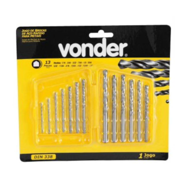 Jogo de Brocas HSS 1/16