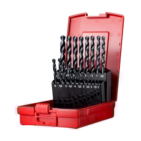 Jogo de Brocas HSS 1 à 10mm Din 338N Revenida A190201 DORMER-320d4011-c1da-4584-998a-8b61410b6c3c