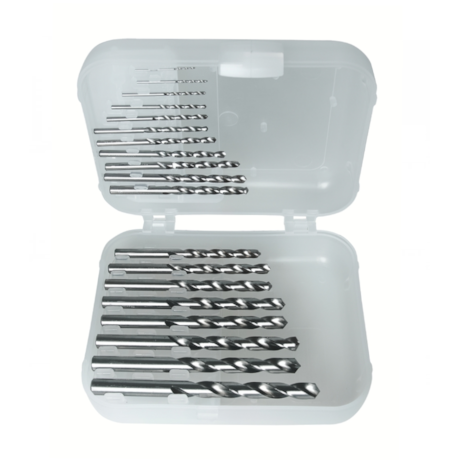 Jogo de Brocas HSS para Aço 1 a 10mm Din 338 19 Peças 43141519 TRAMONTINA MASTER-6d29fd98-7a0e-49a8-8d04-e50725b16cd3