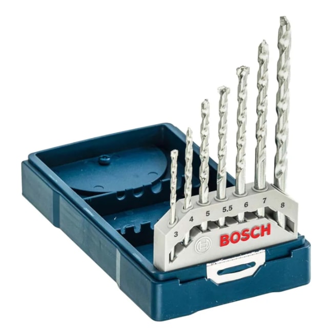 Jogo de Brocas para Alvenaria de 3mm a 8mm com 7 Peças 2607017509 X-LINE BOSCH-f8c0f5e0-30ed-4f43-97dd-20b7583dd1e3