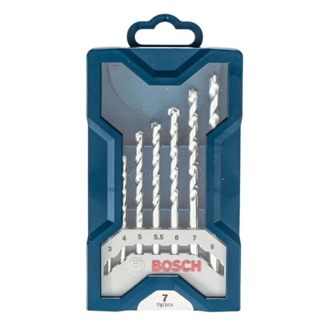 Jogo de Brocas para Alvenaria de 3mm a 8mm com 7 Peças 2607017509 X-LINE BOSCH-2f47a7e3-6da2-4fb0-9893-03dff4fc2317
