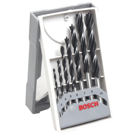 Jogo de Brocas para Madeira 3 a 10mm 7 Peças 2607017034 BOSCH