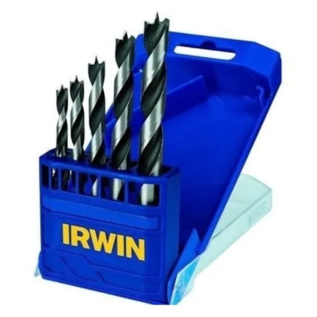 Jogo de Brocas para Madeira de 3 Pontas com 5 Peças 1865316 IRWIN-61097f14-4769-41da-aba6-7a9faa5749ba