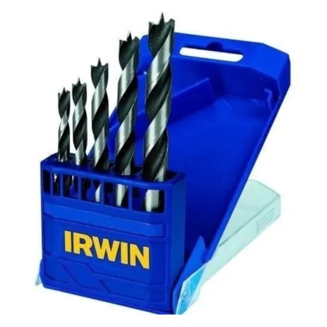 Jogo de Brocas para Madeira de 3 Pontas com 5 Peças 1865316 IRWIN-f4fd147b-cdd3-47c7-bf01-8754cbd5c75e