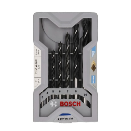 Jogo de Brocas para Madeira PRO Wood 3,0-10,0mm 7 Peças 2607017034 BOSCH-f3bb04da-ae35-4efe-9370-7b92b374c4b0
