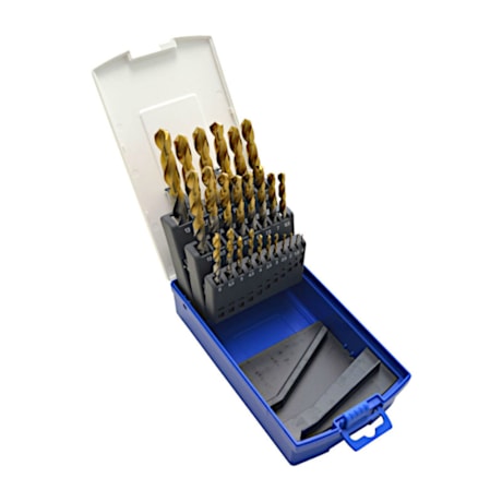 Jogo de Brocas para Metais 1.0mm à 13.00mm 25 Peças TIN Afiação em Cruz TW100 LENOX TWILL-ffd30d99-909f-4038-9db4-1b9cac1f90a1