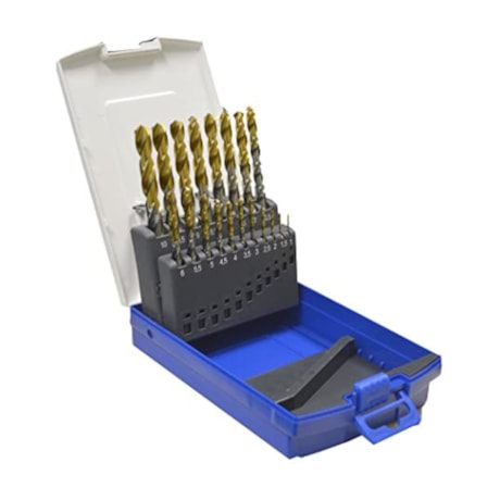 Jogo de Brocas para Metais TIN 1 à 10mm 19 Pecas Afiação em Cruz TW100 LENOX TWILL-81977da6-88be-44ad-8373-5ef910e1baee