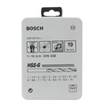 Jogo de Brocas para Metal 1.0mm à 10.00mm 19 Peças 2607019116 Bosch