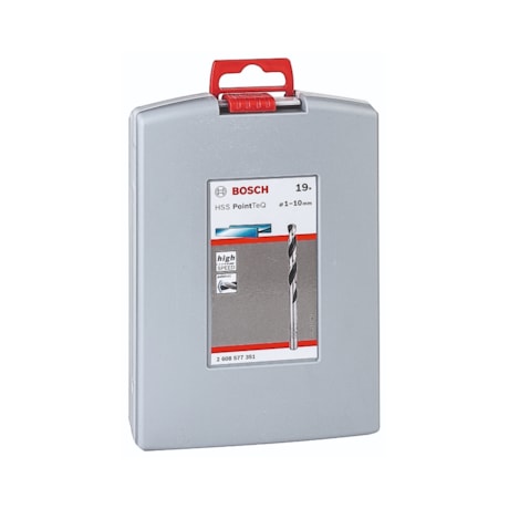 Jogo de Brocas para Metal HSS-PointTeQ ProBox 1,0 à 10,0mm com 19 Peças 2608577351 BOSCH-28763205-5ca1-41ad-87a0-05296bc6858b