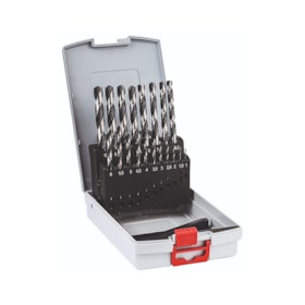 Jogo de Brocas para Metal HSS-PointTeQ ProBox 1,0 à 10,0mm com 19 Peças 2608577351 BOSCH
