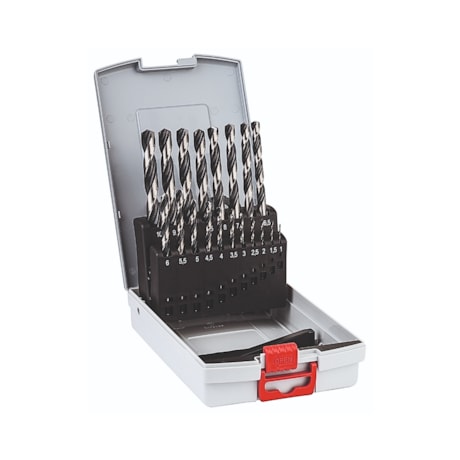 Jogo de Brocas para Metal HSS-PointTeQ ProBox 1,0 à 10,0mm com 19 Peças 2608577351 BOSCH-50c883c0-8539-4804-b550-c456edbffa37