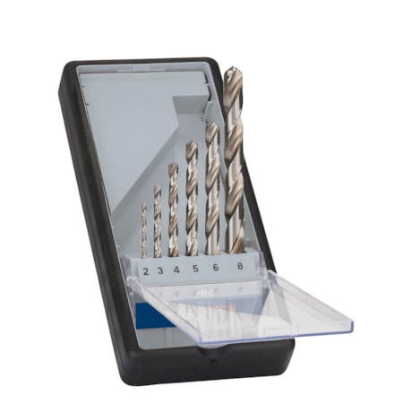 Jogo de Brocas para Metal PRO Metal HSS-G 2,0-8,0mm com 6 Peças 2607010529 BOSCH-9aba334b-f33e-4c5f-bbe2-42d626739d0f