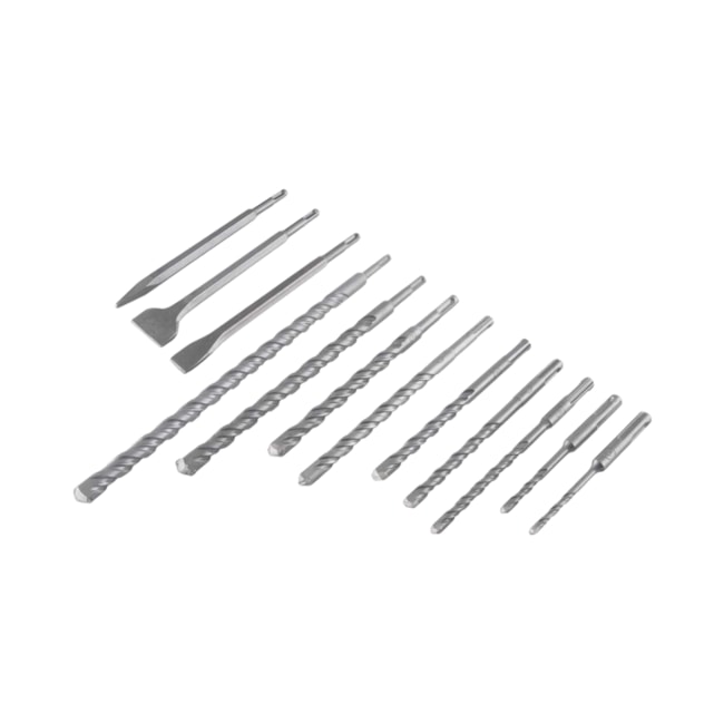 Jogo de Brocas Ponteiro Talhadeiras SDS PLUS com 12 Peças 5374012000 VONDER-a2329a11-4063-4a19-9262-c528875788c9