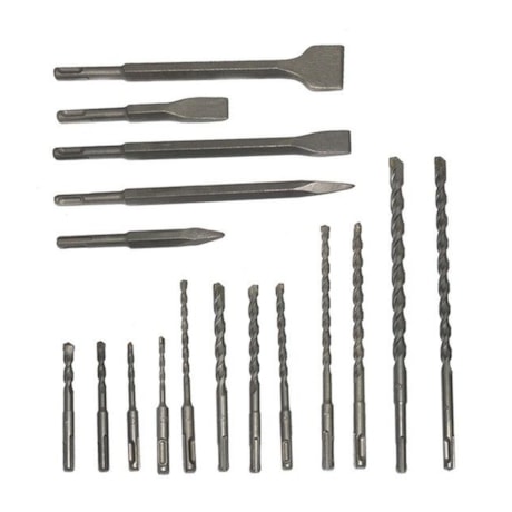 Jogo de Brocas Ponteiros e Talhadeiras 18 Peças 41150 HT-ca808528-3d31-419c-bb34-6832372c367c