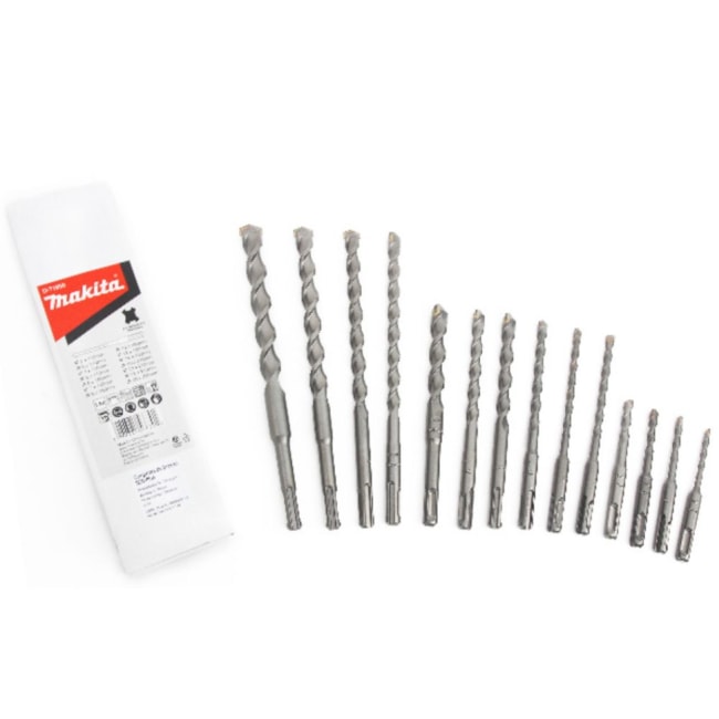 Jogo de Brocas SDS Plus 5.0 a 16.0mm 14 Peças D-71956 MAKITA-35b74459-754d-40ab-9092-582e6cfab64e