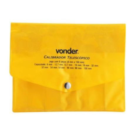 Jogo de Calibrador Telescópico 8 a 150mm com 6 Peças 3595008150 VONDER-9e15bc24-8995-4761-9f57-5143637c3b20