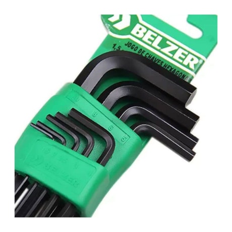 Jogo de Chave Allen Hexagonal L Curta 1.5mm a 10mm 9 Peças 220407SBR BELZER/SATA-2cb74038-3c6f-45fe-9afe-feeb1b112ac5