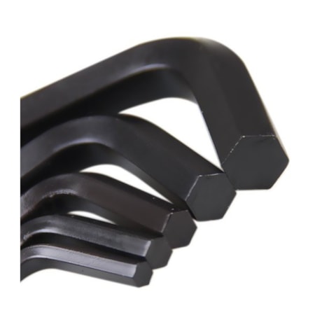 Jogo de Chave Allen Hexagonal Longa 1.5mm a 10mm 9 Peças com Suporte 220425SBR SATA-d6df0332-354e-4e01-a7ab-06b4e59751c9