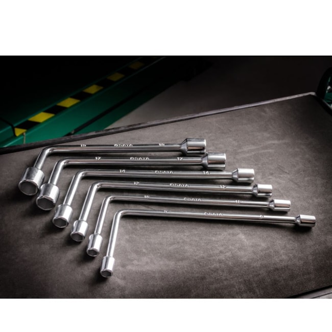 Jogo de Chave Biela Sextavado 8 a 19mm com 12 Peças ST08021L SATA-bff37032-bda7-4149-a41b-9292f1c7825b