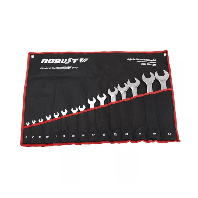 Jogo de Chave Combinada 6 a 32mm 15 Peças 14b-15m Robust-18d70d77-0dfc-45a3-aa77-6b7aab2b8ba2