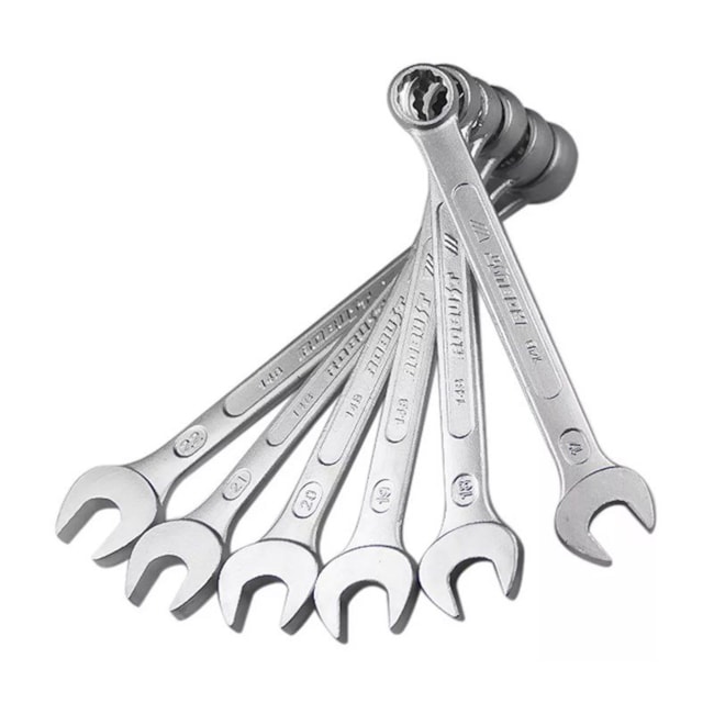 Jogo de Chave Combinada com 17 Peças 14B-17M ROBUST-6cda4771-27c9-44f1-8377-7e74cb799f64