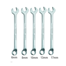Jogo de Chave Combinada com 5 Peças 1B-5M GEDORE