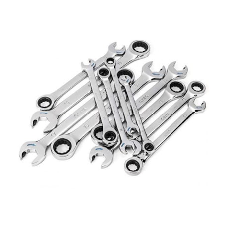 Jogo de Chave Combinada com Catraca 12 Peças ST09066-02 SATA-1a21fb14-5ca6-4045-9c95-8e673f2e76ff