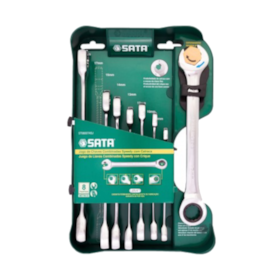 Jogo de Chave Combinada com Catraca 8-19mm 8 Peças ST08007ASJ SATA