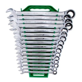 Jogo de Chave Combinada com Catraca com 16 Peças 9416BJ BELZER