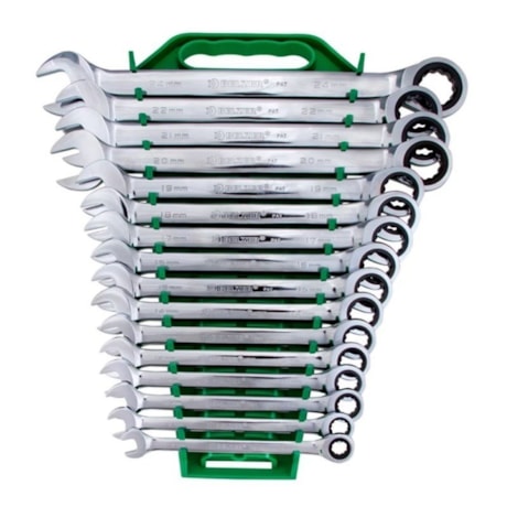 Jogo de Chave Combinada com Catraca com 16 Peças 9416BJ BELZER-d729f878-2d5a-412e-9c5e-7b58a50004a3