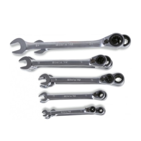 Jogo de Chave Combinada de 6 a 22mm com Catraca Reversível 15 Peças 142/S15 BETA-cea53c95-ebf1-46e3-8dbd-1f2d111b01ca