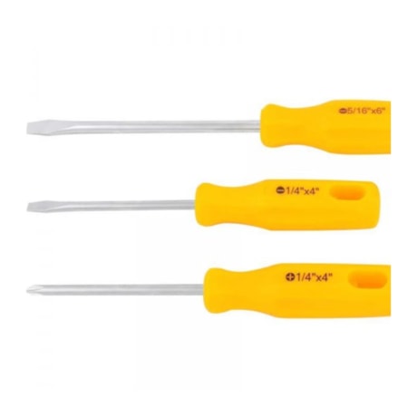 Jogo de Chave de Fenda e Phillips com 3 Peças 3072203000 VONDER-9fe0e120-e74b-4266-9195-4dfca82d3bf1