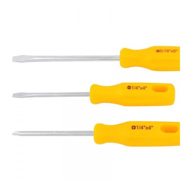 Jogo de Chave de Fenda e Phillips com 3 Peças 3072203000 VONDER-ff9be7d2-35fd-4262-830e-623df3986550