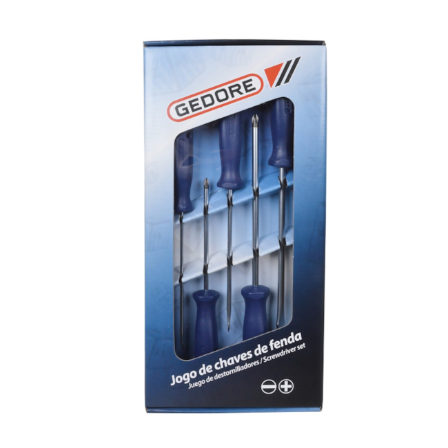Jogo de Chave de Fenda e Phillips com 5 Peças 150-160S3 GEDORE-31805bfd-eb0a-4d4d-b940-8bacfe59f0b7