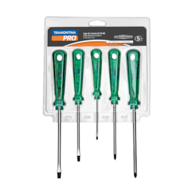 Jogo de Chave de Fenda e Phillips com 5 Peças 44110/505 TRAMONTINA PRO