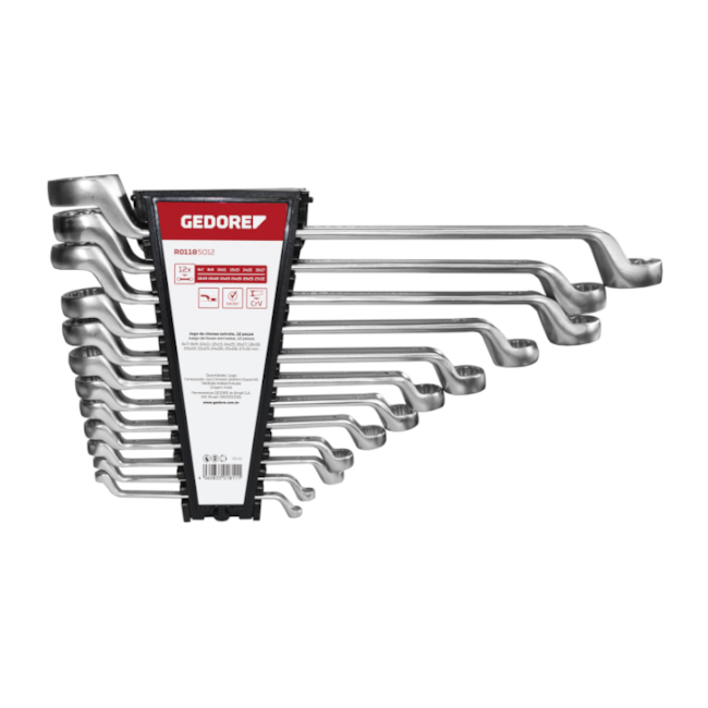 Jogo de Chave Estrela 6mm a 32mm com 12 Peças R01185012 GEDORE RED-ff7ae1c8-2970-4687-8666-5ff9084a494d