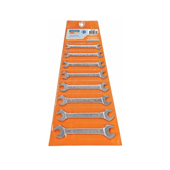 Jogo de Chave Fixa 6 a 22mm 8pcs 44610/208 TRAMONTINA-e0c2869d-8664-410e-9d2e-a27ac6dcbfb6