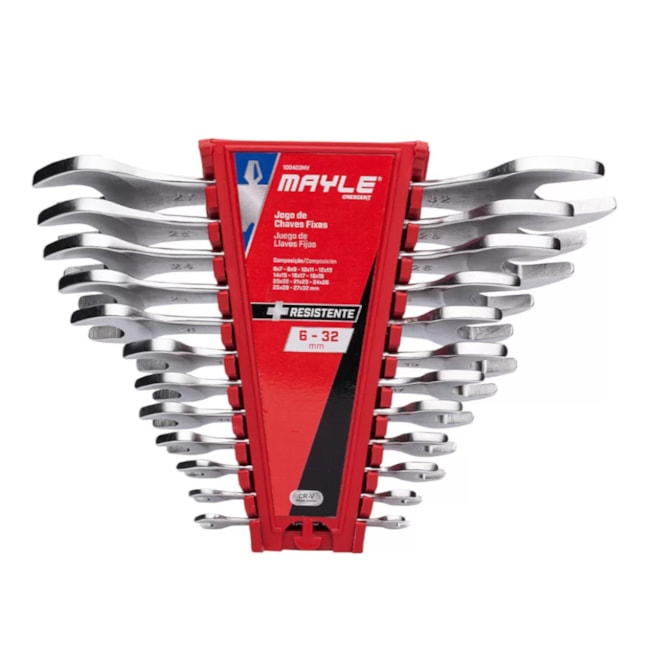 Jogo de Chave Fixa 6mm a 32mm com 12 Peças 100403MY MAYLE-4187a096-4ceb-4418-aedd-f47421fc4736