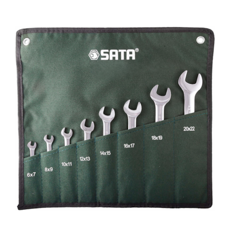 Jogo de Chave Fixa 8 a 22mm 8 Peças ST08014SJ SATA-da7c4ba5-5108-4165-b3eb-3f2f1789a739