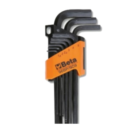 Jogo de Chave Hexagonal Abaulada 1.5MM A 10MM 9 Peças 96BP/SC9 BETA-6dbebd4d-e5e8-4c60-ad57-18213a593797