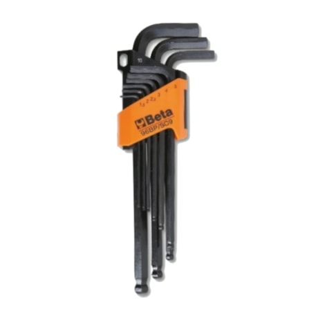 Jogo de Chave Hexagonal Abaulada 1.5MM A 10MM 9 Peças 96BP/SC9 BETA-d43f92df-7f2f-4d16-a78d-db33e1d5a520