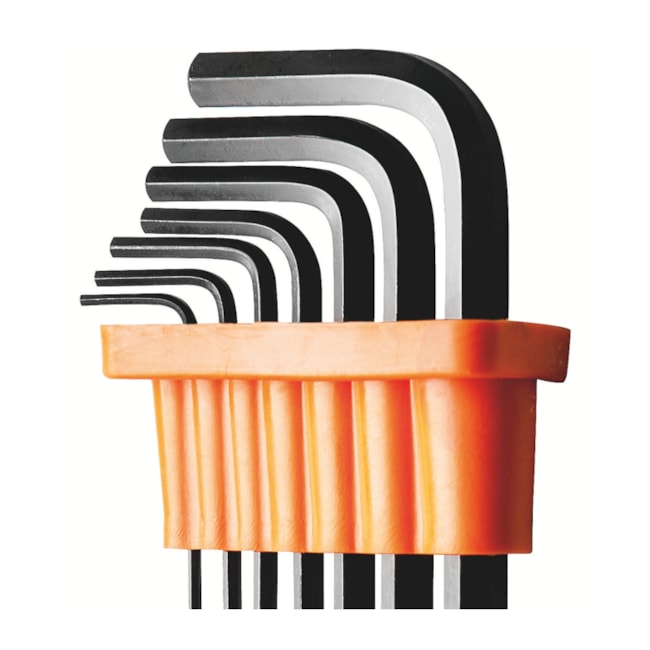 Jogo de Chave Hexagonal Abaulada Tipo L 1.6-6mm com 7 Peças 44460207 TRAMONTINA PRO-46a7e128-0293-45d2-b690-4f33fbaefa5b