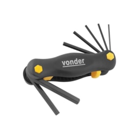 Jogo de Chave Hexagonal Armação com 7 Peças 3573200800 VONDER